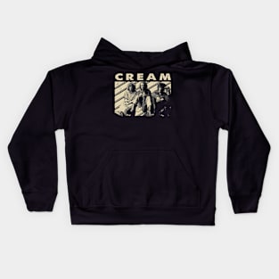 Creams Psychedelic Voyage - Take a Trip on This Retro T-Shirt Kids Hoodie